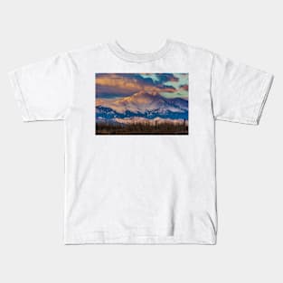 Mt Meeker and Longs Peak Sunrise Kids T-Shirt